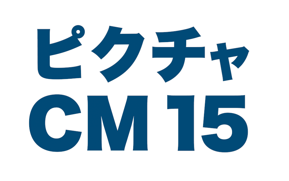 ピクチャCM15